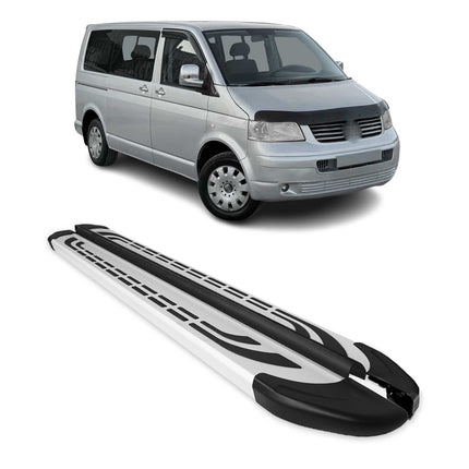 Trittbretter Seitenschweller für VW Transporter T5 2003-2015 L1 Kurz Aluminium