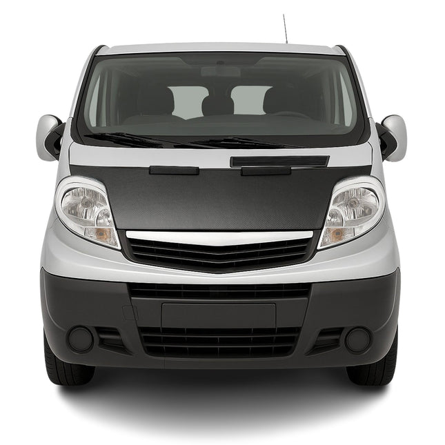 Haubenbra Steinschlagschutz Bonnet Bra für Renault Trafic 2001-2014 Carbon Halb