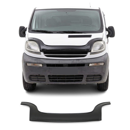 Motorhaube Deflektor Insektenschutz für Renault Trafic 2001-2014 Dunkel
