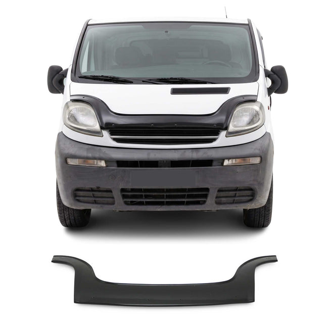 Motorhaube Deflektor Insektenschutz für Renault Trafic 2001-2014 Dunkel