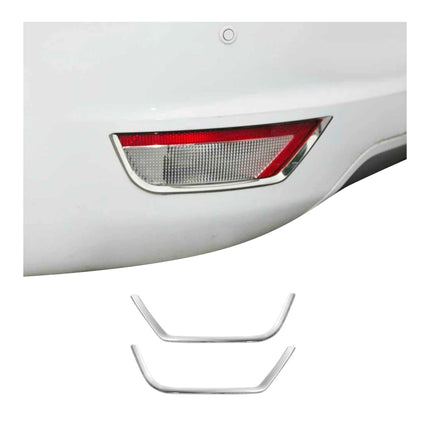 Reflektor Blenden Reflektorleiste für Ford Focus 2008-2011 Edelstahl Chrom 2tlg