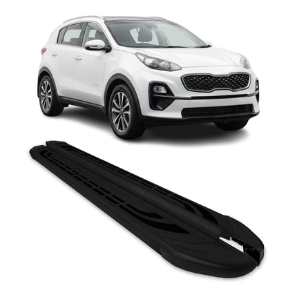 Trittbretter Seitenschweller Seitenbretter für Kia Sportage 4 2016-2021 Alu