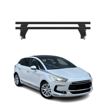 Menabo Dachträger Grundtäger für DS5 2015-2018 FL 50kg Aluminium Schwarz 2 tlg