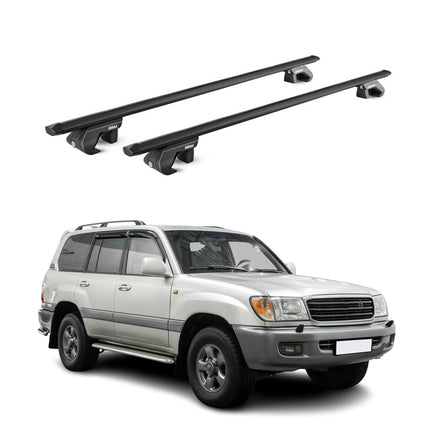 Dachträger für Toyota Land Cruiser 90 120 1996-2009 5 tür 90kg Alu ABE Schwarz