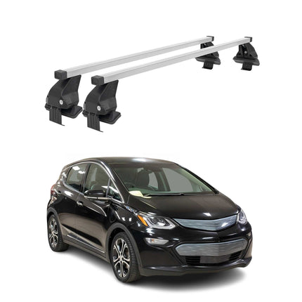 Menabo Dachträger Grundtäger für Chevrolet Bolt 2016-2024 50kg Stahl Silber 2x