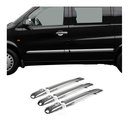 Chrom Türgriff Blende für Mercedes V Klasse W638 1996-03 3Tür Edelstahl