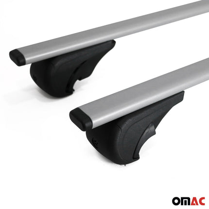 Dachträger Grundtäger für Ford Explorer 2011-2016 75kg Metall Silber 2 tlg