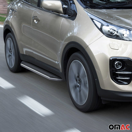 Trittbretter Seitenschweller für Kia Sportage 2016-2024 ABE Alu