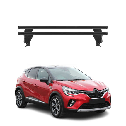 Menabo Dachträger Grundtäger für Renault Captur mk2 2019-2026 50kg Alu Schwarz