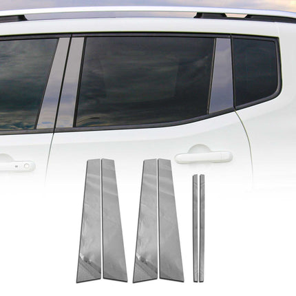 B-Säule Türsäulen Verkleidung für Land Rover Freelander 2006-2014 Chrom 6x