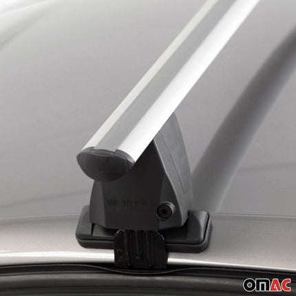 Menabo Dachträger Grundträger für Toyota C-HR mk2 2024-2026 Alu Grau 2tlg