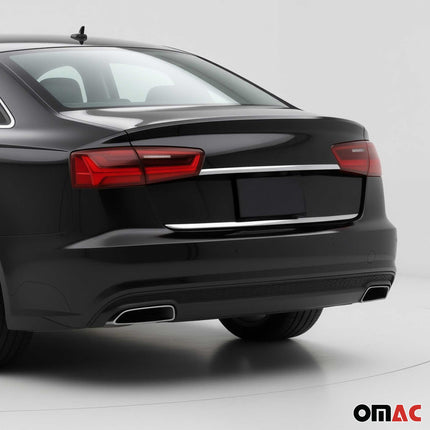 Heckklappe Kofferraumöffner Griff für Audi A6 C7 FL Limo 2015-18 Edelstahl Chrom