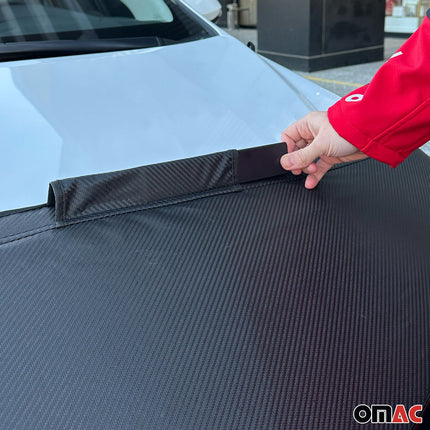 Haubenbra Steinschlagschutz Bonnet Bra für Renault Master 2019-2023 Carbon Halb