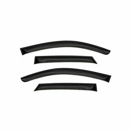Windabweiser Regenabweiser für Honda Jazz 2009-2014 Dunkel Acryl 4tlg
