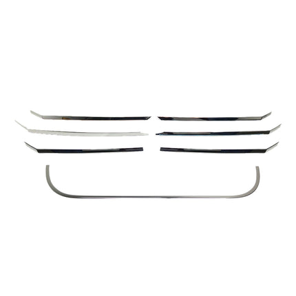 Kühlergrill Leisten Grillleisten für VW Crafter 2012-2017 Edelstahl Chrom 6tlg