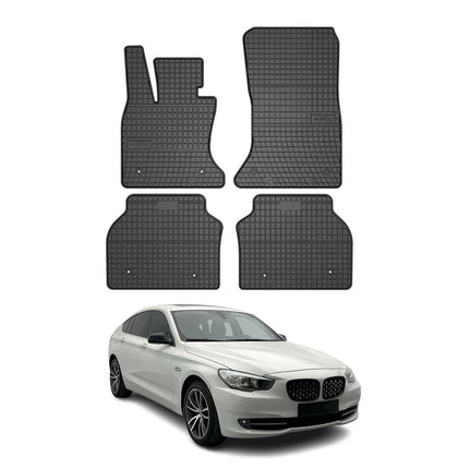 OMAC Gummi Fußmatten für BMW 5er Gran Turismo F07 2009-2017 Automatte Schwarz 4x