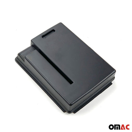 Armauflage Ablagebox Zentrale Storage-Box für VW Jetta 2010-2014 ABS Schwarz