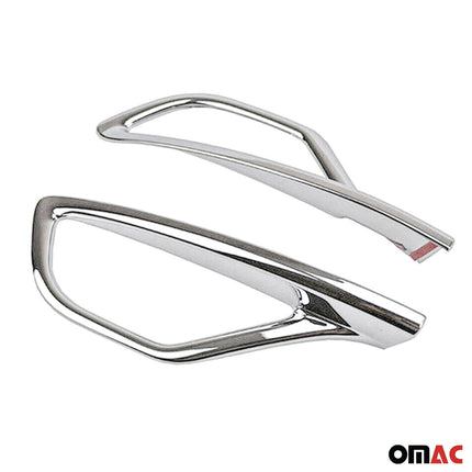 Reflektor Blenden Reflektorleiste für Toyota RAV4 2018-2020 Chrom ABS 2x