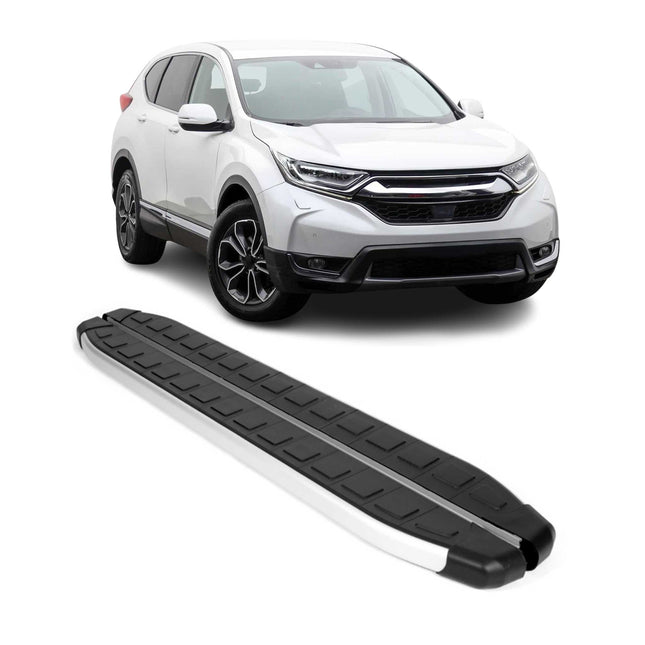 Seitenschweller Seitenbretter Trittbretter für Honda CR-V 2017-2022 Alu Schwarz