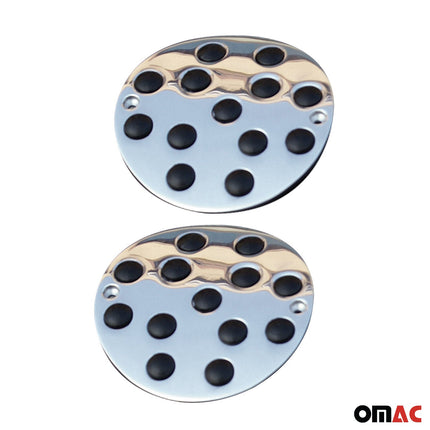 Autotür Türpedal Fußstütze Klappbare für Smart ForTwo 1998-2007 Alu Silber 2tlg