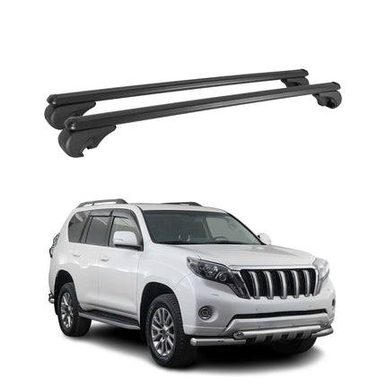 Dachträger Grundtäger für Toyota Land Cruiser Prado J15 2009-2023 75kg Silber 2x