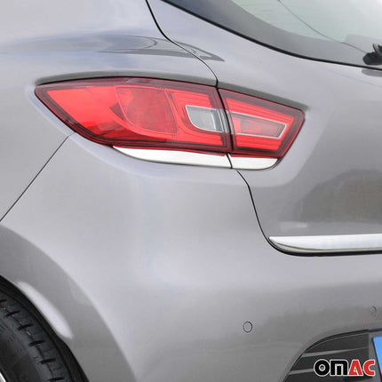 Rücklichtleiste für Renault Clio IV 2012-2019 Edelstahl Chrom 4 tlg