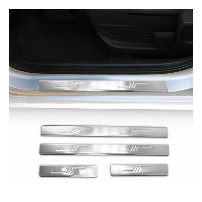 Einstiegsleisten Türschweller für Peugeot 5008 2009-2026 Edelstahl Chrom 4tlg
