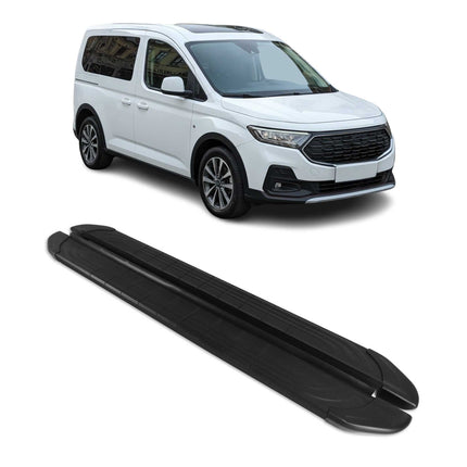 Trittbretter Seitenschweller für Ford Tourneo Connect 2021-2026 Kurzer Schwarz