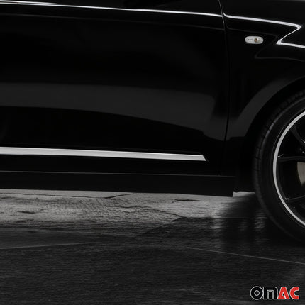 Seitentürleiste Türschutzleiste für Alfa Romeo Mito 2008-2018 Chrom Edelstahl 4x
