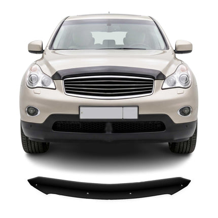 Motorhaube Deflektor Insekten Steinschlagschutz für Infiniti EX35 2013-21 Dunkel