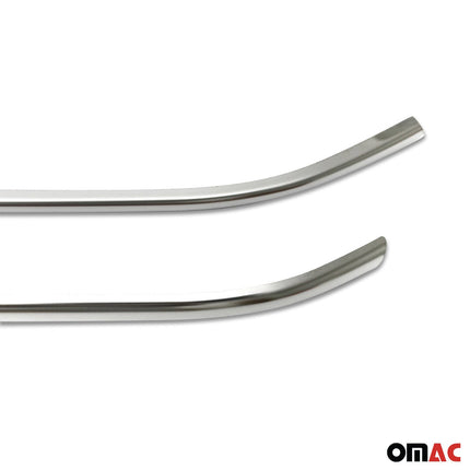 Kühlergrill Leisten Grillleisten für VW Amarok 2010-2016 Edelstahl Chrom 2tlg