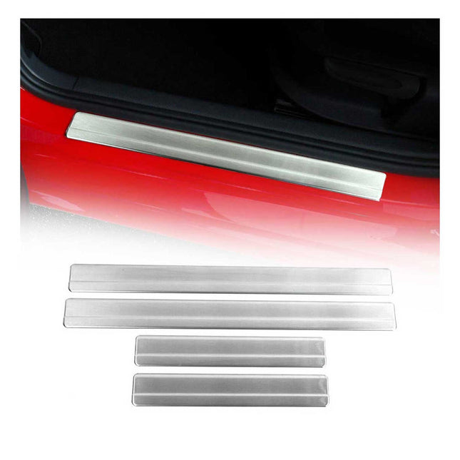 Einstiegsleisten Türschweller für VW Polo 1994-2001 Edelstahl Chrom 4tlg