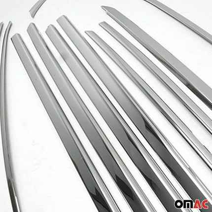 Fensterleisten Zierleisten für Fiat Tipo Kombi 2015-2025 Edelstahl Chrom 12tlg