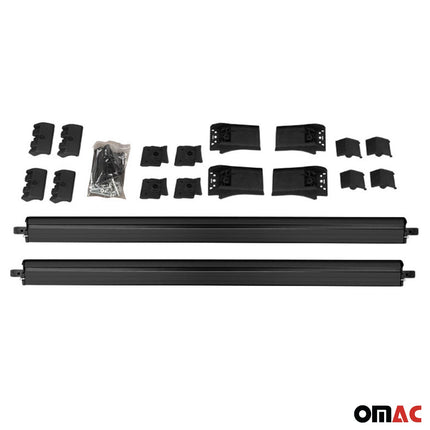 Dachträger Grundtäger für Land Rover Freelander I 1998-2006 75kg Alu Schwarz 2x