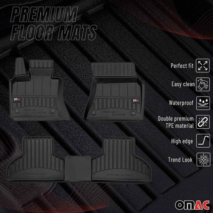 OMAC Gummi Fußmatten für BMW X5 F15 F85 2013-2018 Premium TPE Automatten 3tlg
