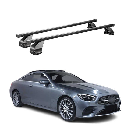 Menabo Dachträger für Mercedes E Klasse C238 Coupe 2017-2023 75kg Stahl Schwarz