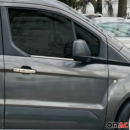 Fensterleisten Zierleisten für Ford Connect 2014-2021 Edelstahl Chrom 4tlg