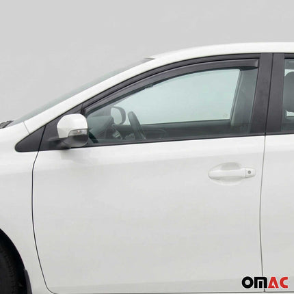 Windabweiser Regenabweiser für Honda Civic Stufenheck 2012-2015 Dunkel Acryl 2x