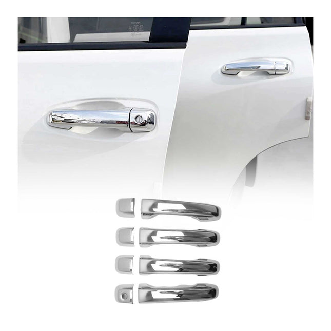 Chrom Türgriff Blende für Toyota Land Cruiser 2008-2020 Edelstahl 8tlg