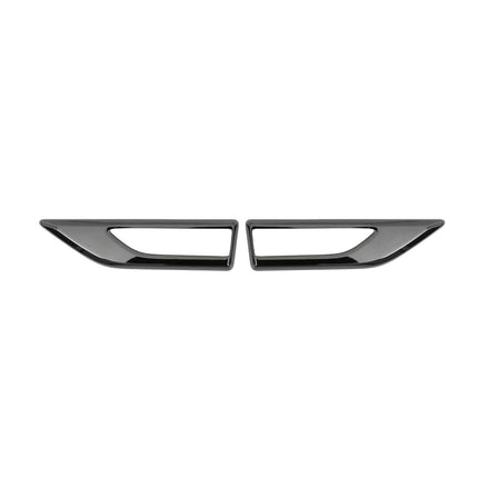 Blinkerrahmen Signalblende Blinker Rahmen für VW Caddy 2015-2020 Chrom Dunkel 2x
