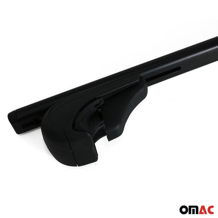 Dachträger Grundtäger für Nissan Navara 2004-2023 75kg Metall Schwarz 2 tlg