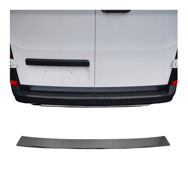Ladekantenschutz Stoßstange für VW Crafter 2017-2026 Edelstahl Dunkel Chrom