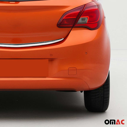 Kofferraumleiste Heckleiste für Opel Corsa 2014-2019 Untere Chrom Edelstahl