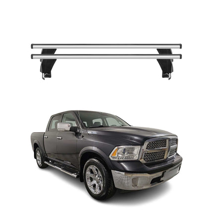 Menabo Dachträger Grundtäger für RAM 1500 2009-2018 50kg Aluminium Silber 2 tlg