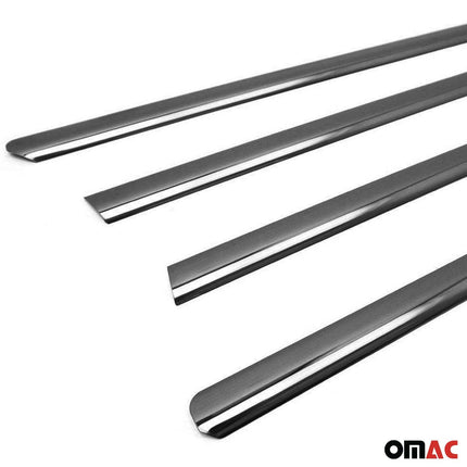 Fensterleisten Zierleisten für Mercedes ML 2005-2011 Edelstahl Dunkel 4tlg