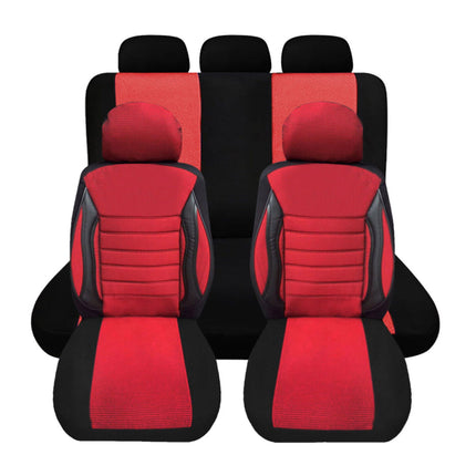 Schonbezüge Sitzschoner Sitzbezüge für Opel Combo Vivaro Arena Movano Rot 5Sitz
