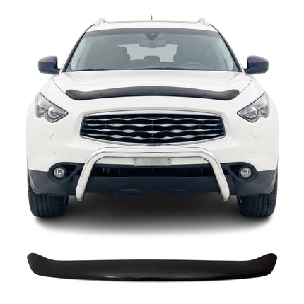 Motorhaube Deflektor für Infinity FX50 2009-2013 ABS Schwarz
