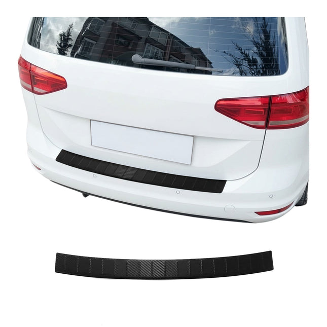 Ladekantenschutz Stoßstange für VW Touran II 2015-2026 Edelstahl carbon foliert