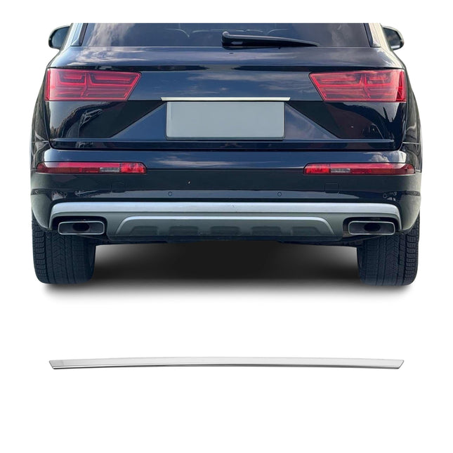 Heckklappe Kofferraumöffner Griff für Audi Q7 PRE-FL 2015-2019 Edelstahl Chrom