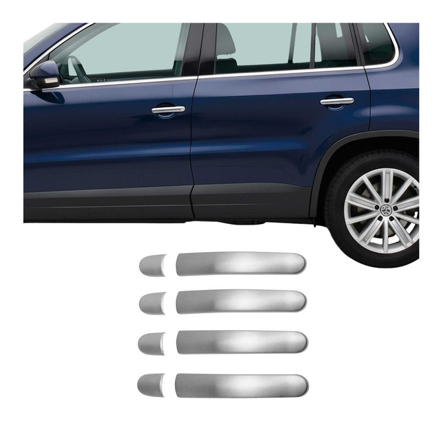 Türgriff Blende Chrom für Skoda Yeti 2009-2017 4-Tür Gebürstet 8tlg